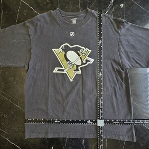 Reebok Penguin's Black Graphic Tee